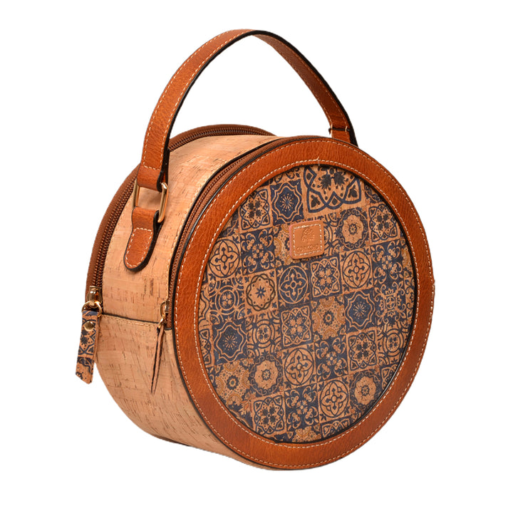 Round Cork Handbag | Natural Cork Crossbody Bag | Cork Handbag – SABE ...